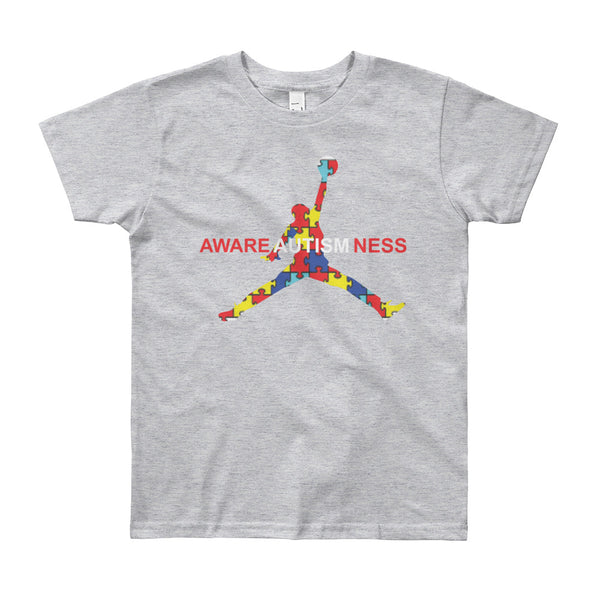 Air Autism Awareness Youth Short Sleeve T-Shirt
