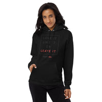 Love Like Leave fleece hoodie